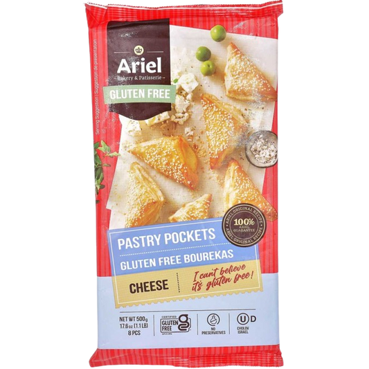 KOSHER GLUTEN FREE PASTRY POCKETS WITH CHEESE 500 GR.