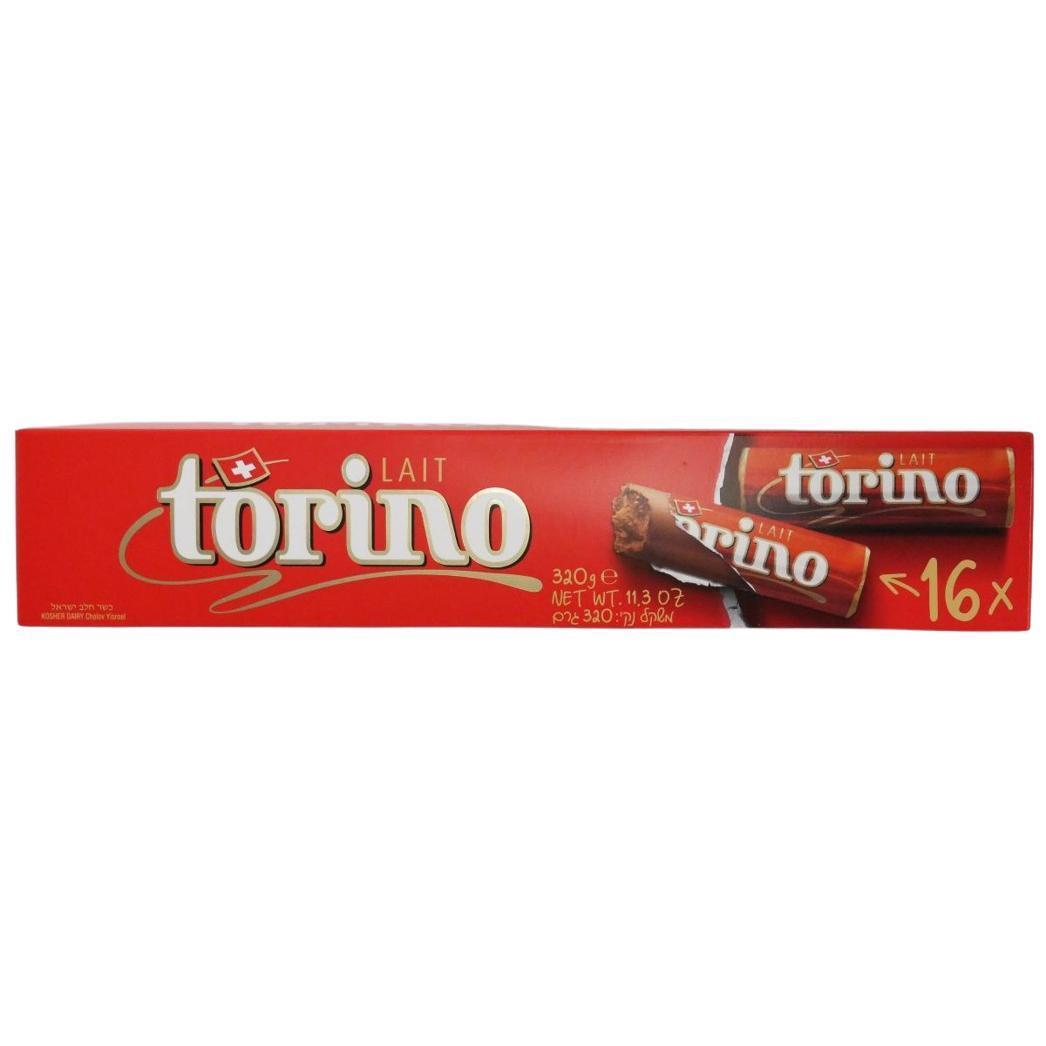 TORINO CADEAU LAIT FINGERS CAMILLE BLOCH KOSHER SWISS CHOCOLATE 16 X 20 GR.